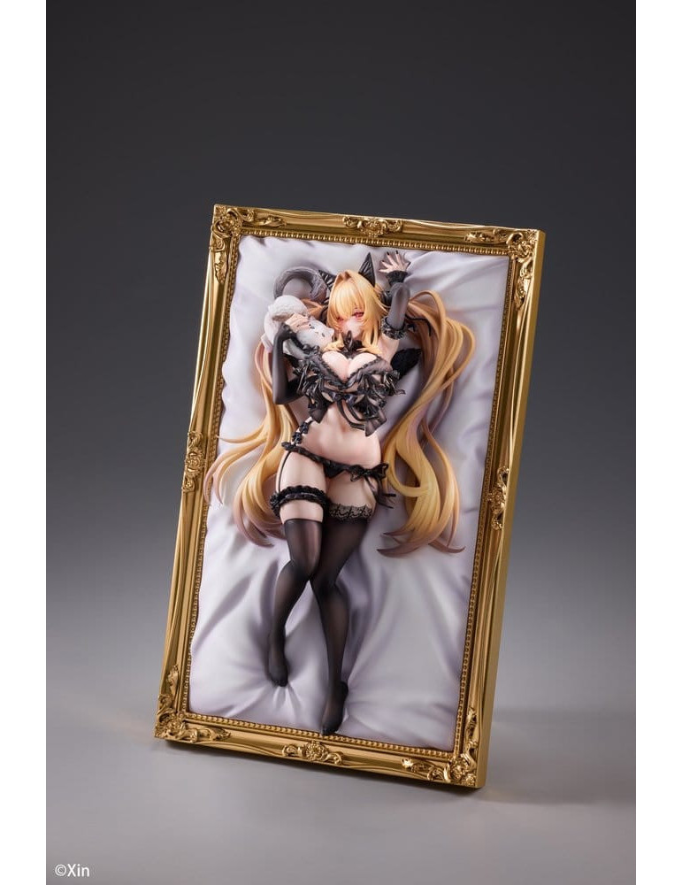 Original Character figurine PVC 1/7 Stella Black Cat Ver. Deluxe Edition 27 cm Novel Stella