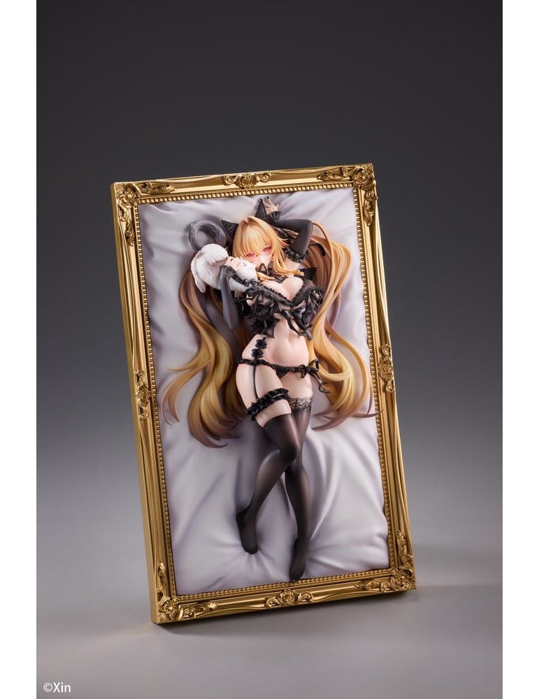 Original Character PVC Figure 1/7 Stella Black Cat Ver. Illustrated by Xin 27 cm Novel Stella