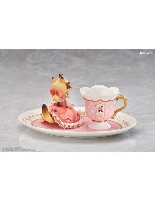 Original Character figurine PVC DLC Series Tea Time Cats Orange Cat 10 cm Ribose