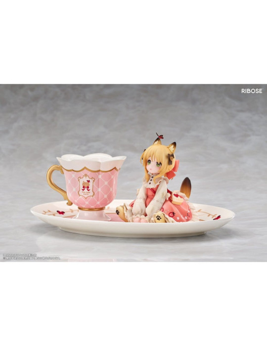 Original Character figurine PVC DLC Series Tea Time Cats Orange Cat 10 cm Ribose
