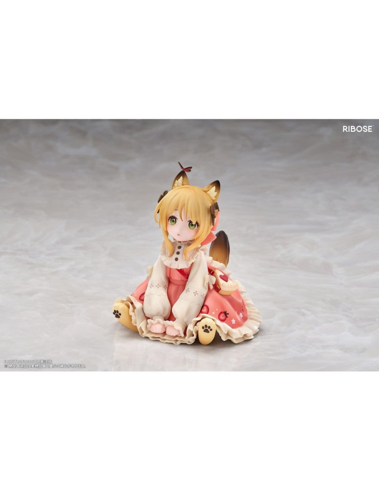 Original Character DLC Series PVC Figure Tea Time Cats Orange Cat 10 cm Ribose