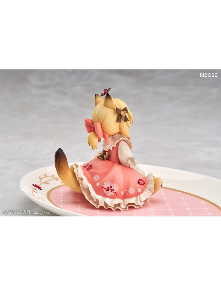 Original Character DLC Series PVC Figure Tea Time Cats Orange Cat 10 cm Ribose