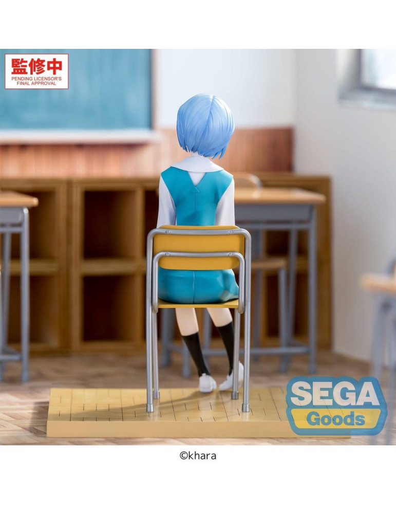 Evangelion: New Theatrical Edition XStellar PVC Figure Rei Ayanami Uniform Ver. 16 cm Sega