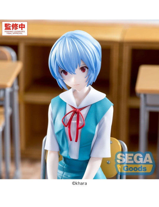 Evangelion: New Theatrical Edition XStellar PVC Figure Rei Ayanami Uniform Ver. 16 cm Sega