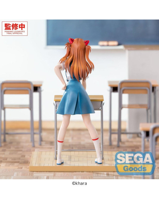 Evangelion: New Theatrical Edition XStellar figurine PVC Asuka Shikinami Langley Uniform Ver. 19 cm Sega