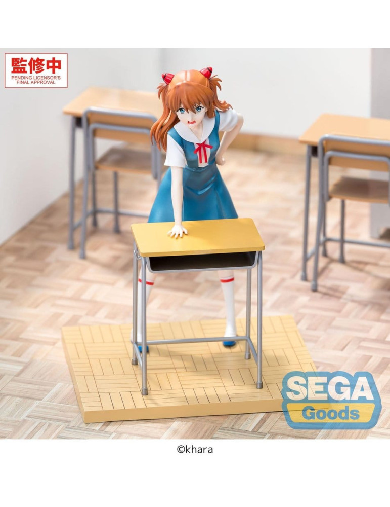 Evangelion: New Theatrical Edition XStellar figurine PVC Asuka Shikinami Langley Uniform Ver. 19 cm Sega