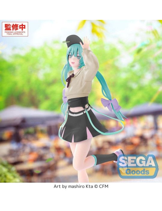 Hatsune Miku Luminasta figurine PVC Hatsune Miku Conceptual Series Vol.2 Stroll Ver. 21 cm Sega