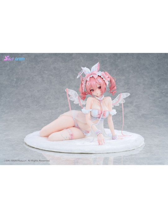 Original Character PVC Figure 1/4 White Rabbit Rosu Angel Ver. Illustrated by Rosuuri Bonus Edition 23 cm SIKI ANIM