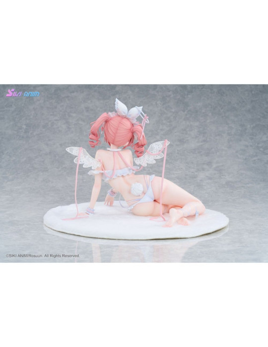 Original Character PVC Figure 1/4 White Rabbit Rosu Angel Ver. Illustrated by Rosuuri Bonus Edition 23 cm SIKI ANIM