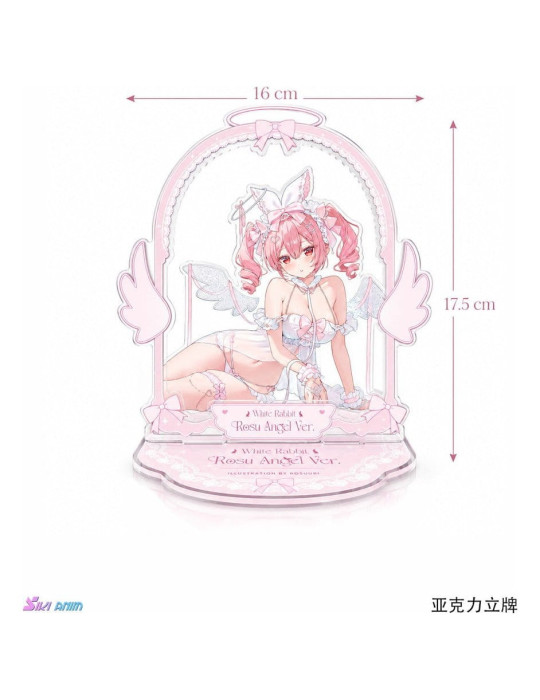 Original Character figurine PVC 1/4 White Rabbit Rosu Angel Ver. Illustrated by Rosuuri Bonus Edition 23 cm SIKI ANIM