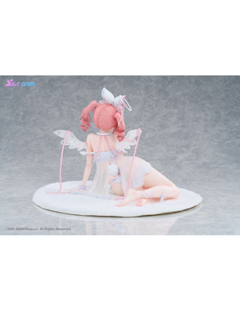Original Character PVC Figure 1/4 White Rabbit Rosu Angel Ver. Illustrated by Rosuuri 23 cm SIKI ANIM