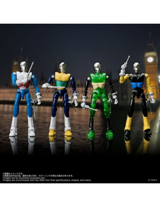 Microman Legacysoul Action Figures 4Pack SPYM M14X Set Takara Tomy