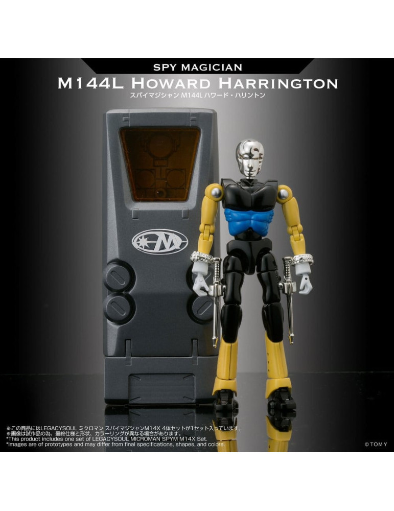 Microman Legacysoul Action Figures 4Pack SPYM M14X Set Takara Tomy