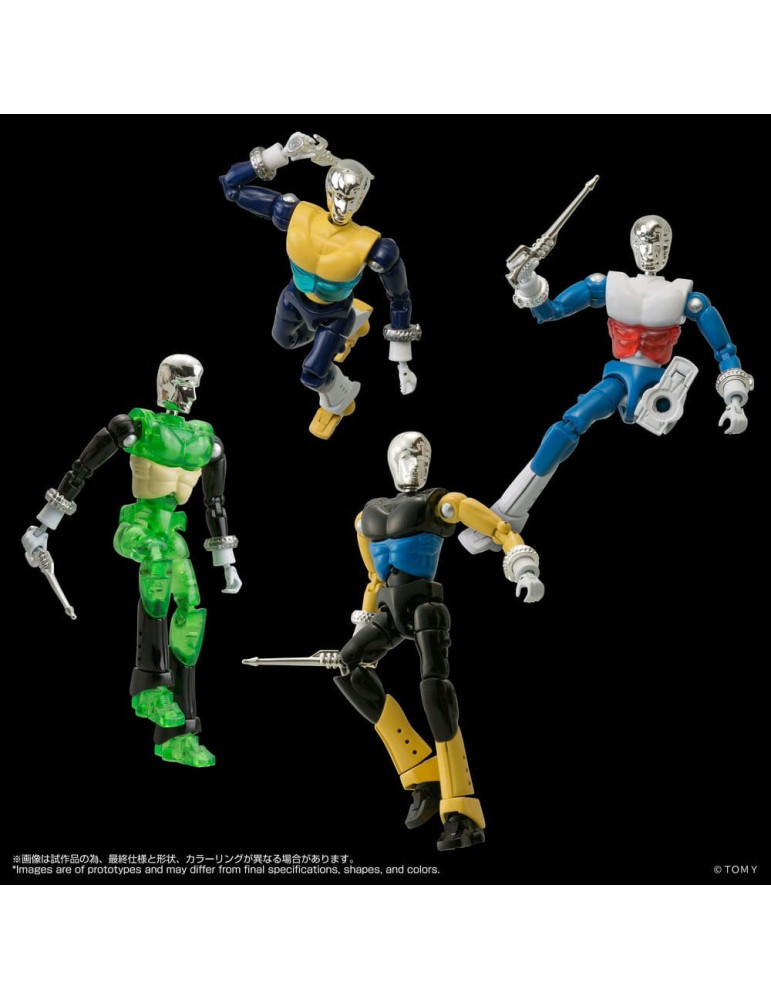 Microman Legacysoul Pack de 4 figurines SPYM M14X Set Takara Tomy