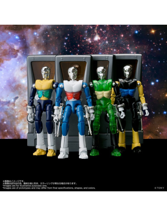 Microman Legacysoul Action Figures 4Pack SPYM M14X Set Takara Tomy