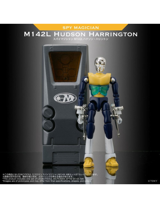 Microman Legacysoul Pack de 4 figurines SPYM M14X Set Takara Tomy