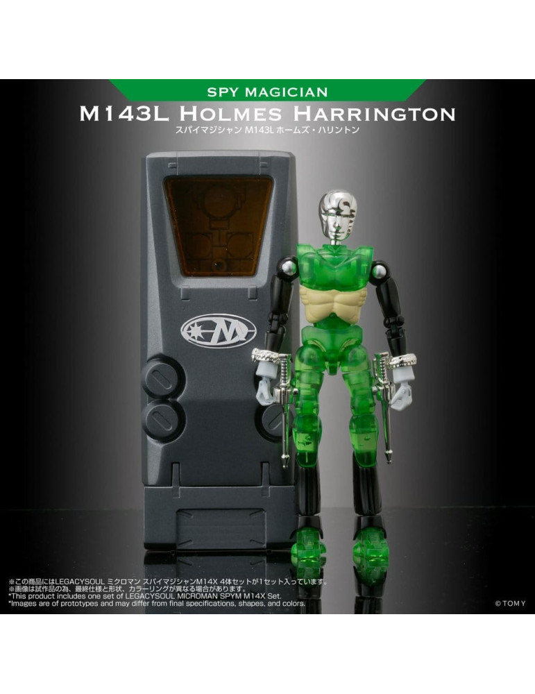 Microman Legacysoul Pack de 4 figurines SPYM M14X Set Takara Tomy