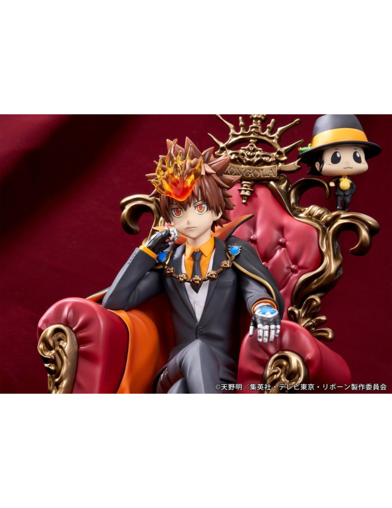Katekyo Hitman Reborn PVC Figure Tsunayoshi Sawada & Reborn 21 cm Proof