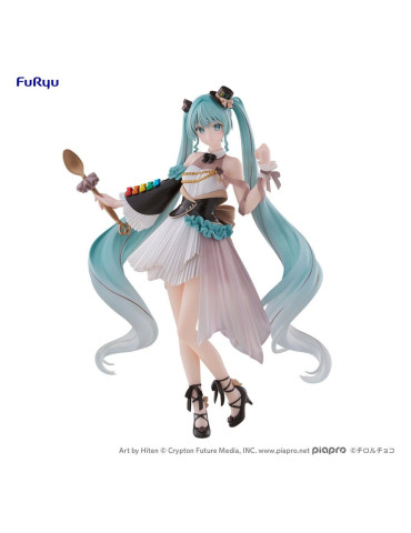 Hatsune Miku x Tirol Choco Collaboration figurine PVC Coffee Nougat Ver. 19 cm Furyu