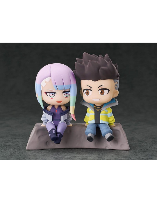 Cyberpunk: Edgerunners pack 2 figurines PVC Qset+ David & Lucy 8 cm Good Smile