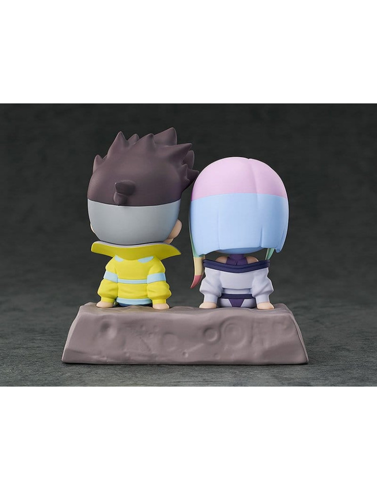 Cyberpunk: Edgerunners pack 2 figurines PVC Qset+ David & Lucy 8 cm Good Smile
